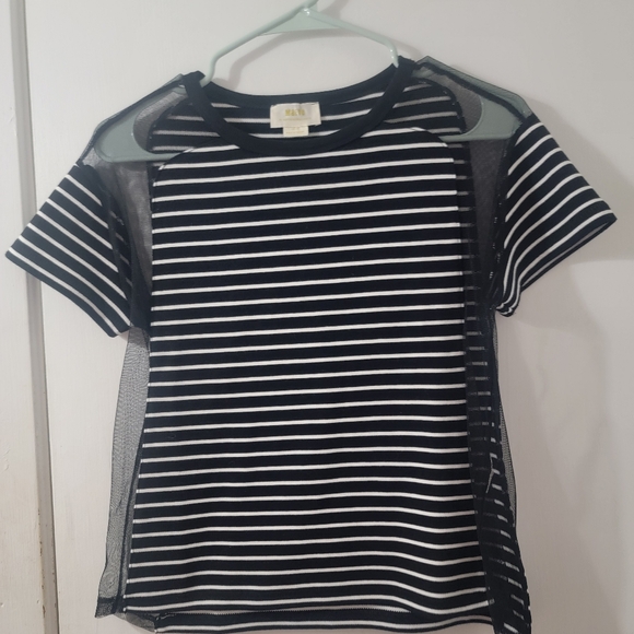 Maeve Anthropologie Size XS Black Knit Top - Picture 4 of 6